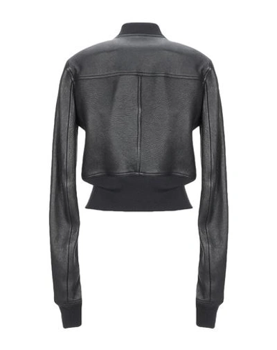 Shop Rick Owens Bomber In Black