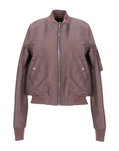 Shop Rick Owens Bomber In Cocoa