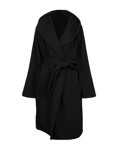 Shop Rick Owens Drkshdw Overcoats In Black