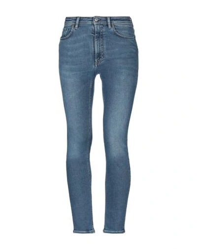 Acne Studios Denim Pants In Blue