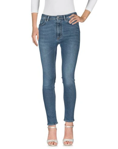 Acne Studios Denim Pants In Blue