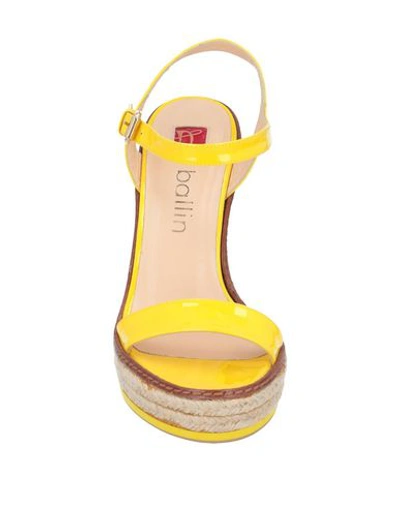 Shop Ballin Sandals In Yellow