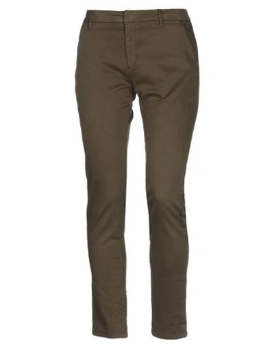 Shop Reiko Casual Pants In Military Green