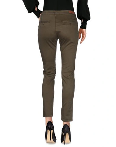 Shop Reiko Casual Pants In Military Green