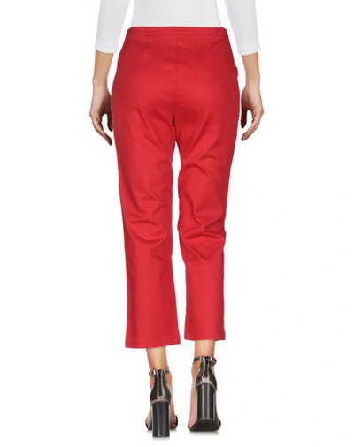 Shop Calvin Klein Denim Pants In Red
