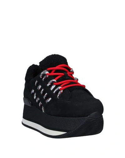 Hogan Platform Sneakers In Black