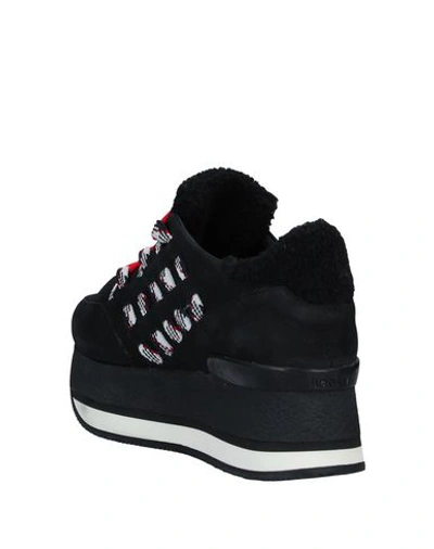 Hogan Platform Sneakers In Black