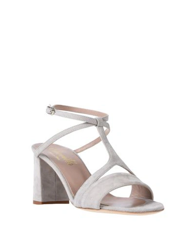 Shop Cheville Sandals In Light Grey