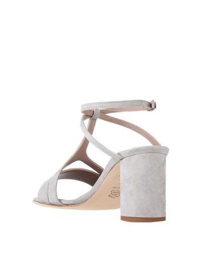 Shop Cheville Sandals In Light Grey