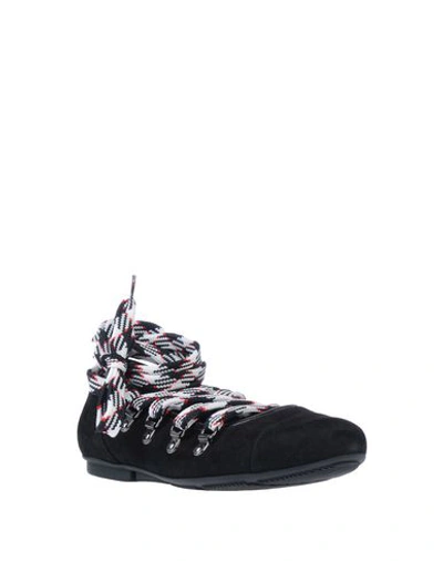 Hogan Ballet Flats In Black