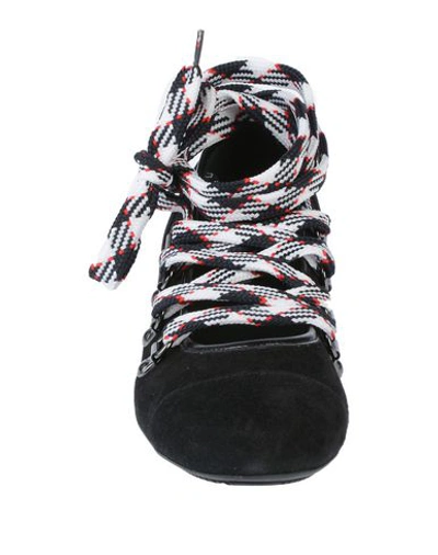 Hogan Ballet Flats In Black