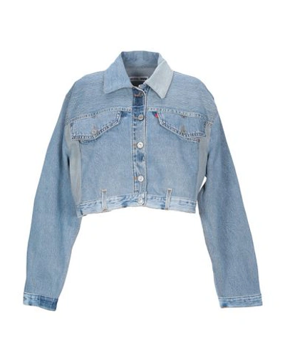 Shop Re/done By Levi's Denim Jacket In Blue