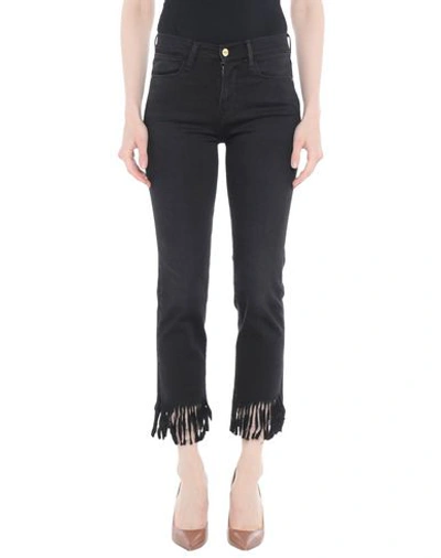 Shop Frame Woman Jeans Black Size 30 Cotton, Modal, Polyester, Elastane