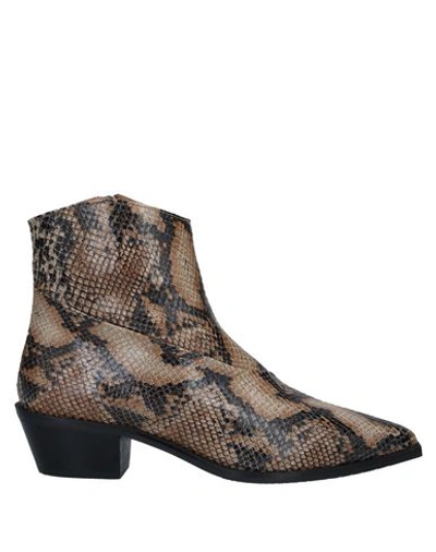 Shop Flattered Ankle Boot In Sand