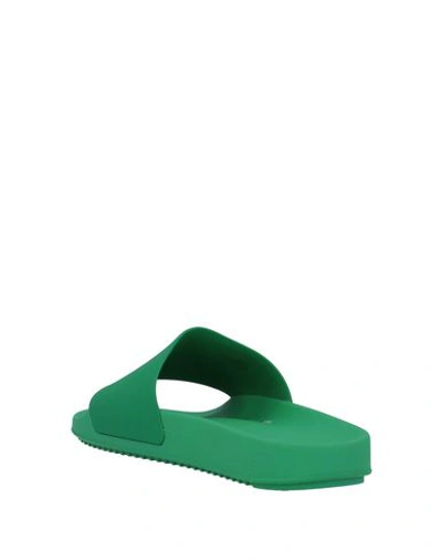 Shop Rick Owens Drkshdw Sandals In Green