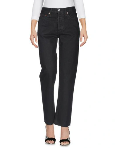 Shop Re/done Woman Jeans Black Size 30 Cotton