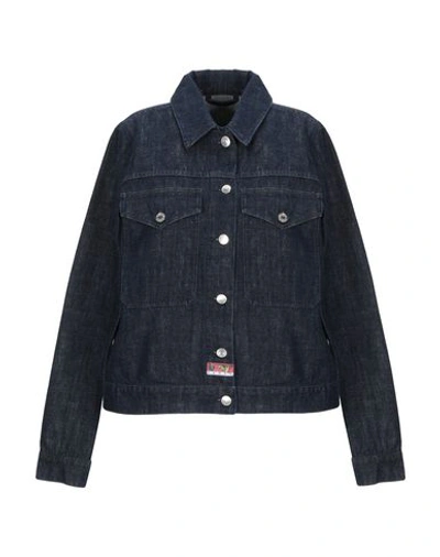 Shop Kenzo Denim Outerwear In Blue