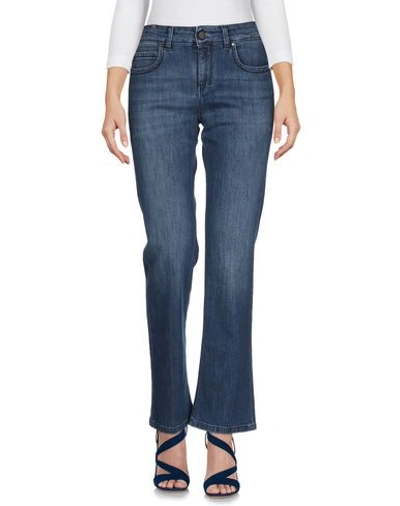 Shop Atelier Notify Denim Pants In Blue