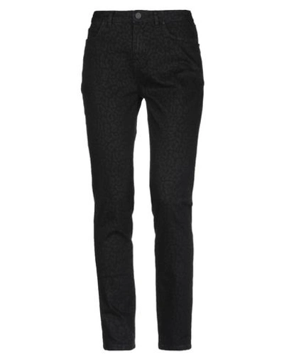 Shop Gerard Darel Denim Pants In Black