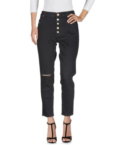 Diesel Denim Pants In Black