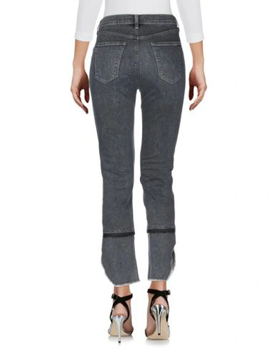 Shop J Brand Woman Jeans Grey Size 26 Cotton, Elastomultiester, Elastane