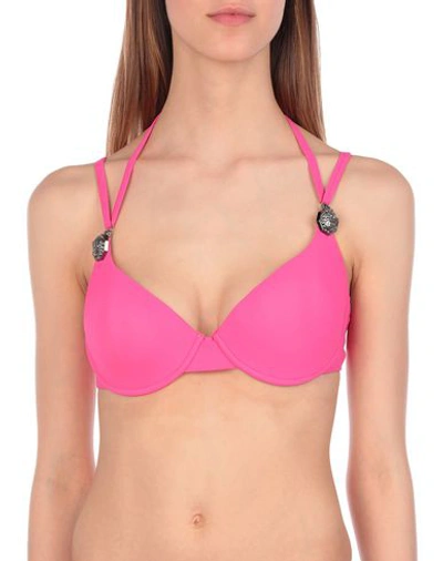 Shop Versace Bikini In Fuchsia
