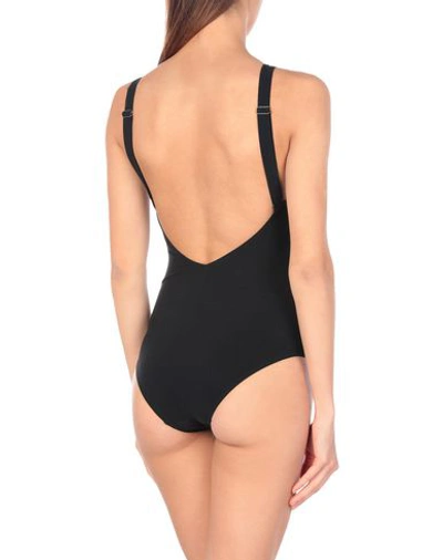 Shop Moeva One-piece Swimsuits In Black