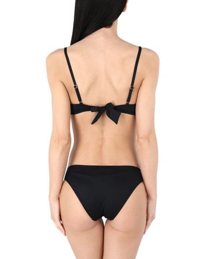 Shop Emporio Armani Bikini Padded Plunge Woman Bikini Black Size M Polyester, Elastane