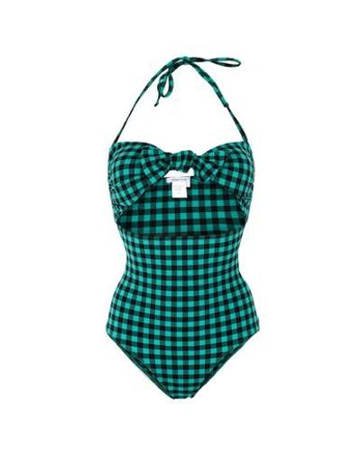 Shop Albertine One-piece Swimsuits In Green
