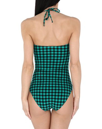 Shop Albertine One-piece Swimsuits In Green