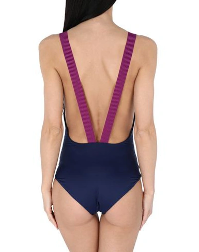 Shop Albertine One-piece Swimsuits In Blue