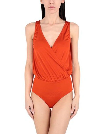 Shop Albertine One-piece Swimsuits In Orange