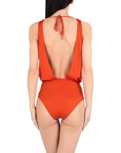 Shop Albertine One-piece Swimsuits In Orange