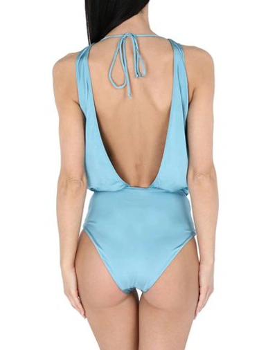 Shop Albertine One-piece Swimsuits In Azure