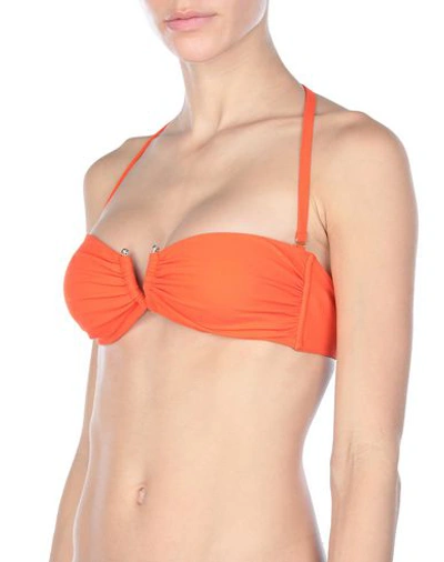 Shop Versace Bikini In Orange