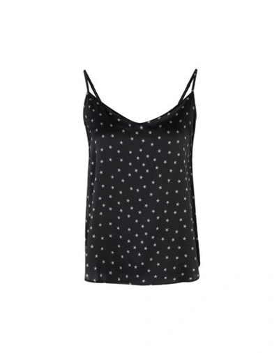 Shop Stella Mccartney Sleeveless Undershirts In Black