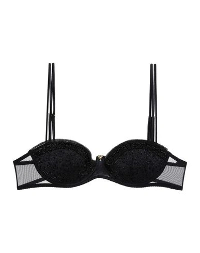 Shop Versace Bra In Black