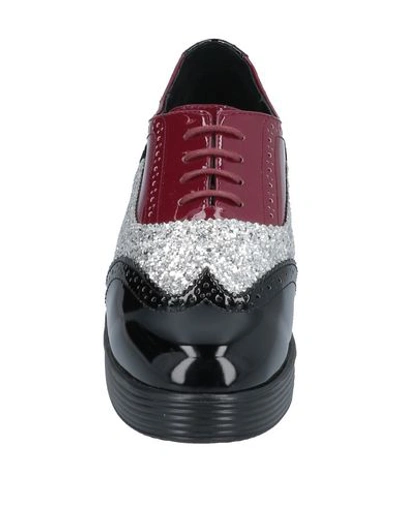 Shop Mellow Yellow Laced Shoes In Maroon