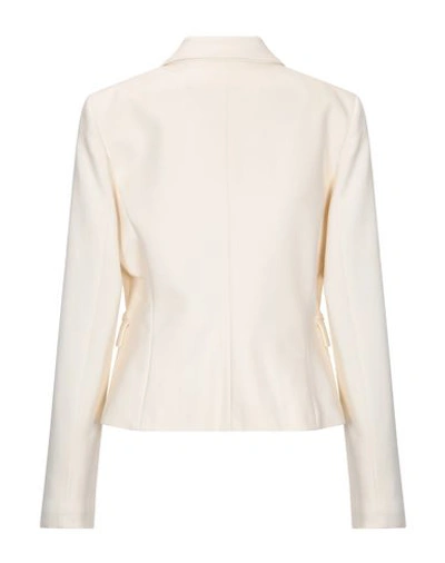 Shop Alessandro Dell'acqua Blazer In Ivory