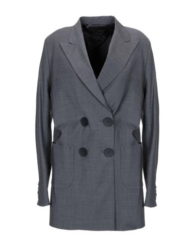 Shop Alessandro Dell'acqua Suit Jackets In Lead