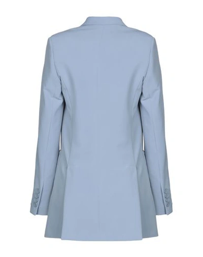 Shop Alessandro Dell'acqua Blazer In Sky Blue