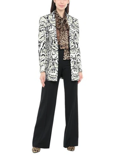 Shop Roberto Cavalli Blazer In Sand