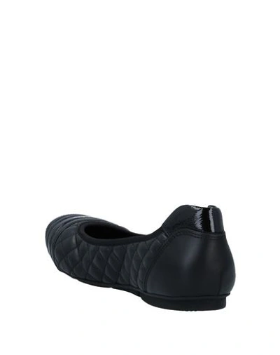 Shop Hogan Woman Ballet Flats Black Size 6.5 Soft Leather