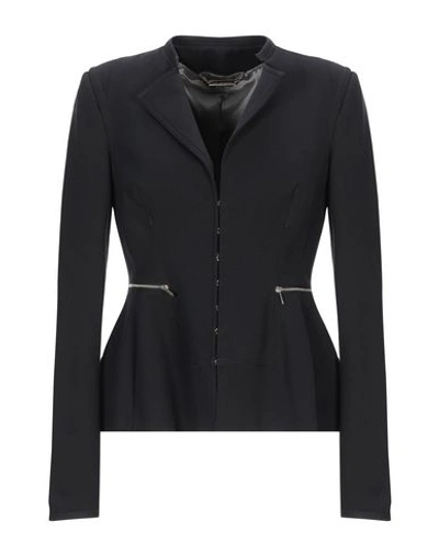 Shop Atos Lombardini Blazer In Black