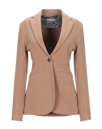 Shop Circolo 1901 1901 Suit Jackets In Camel