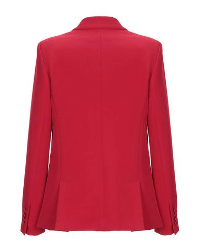 Shop Alessandro Dell'acqua Blazer In Red