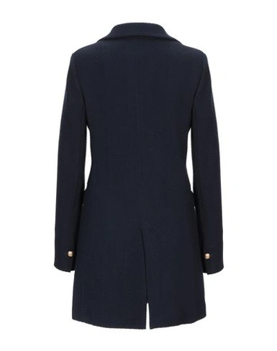Shop Circolo 1901 Full-length Jacket In Dark Blue