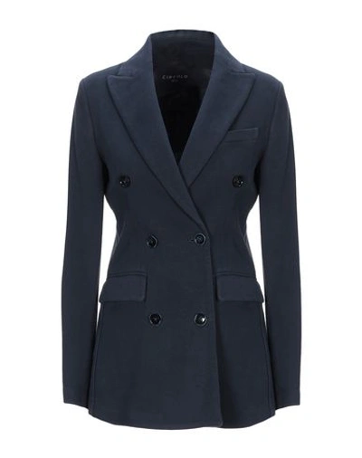 Shop Circolo 1901 Blazer In Dark Blue