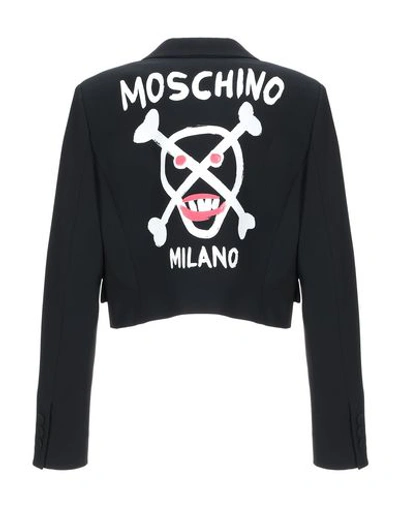 Shop Moschino Sartorial Jacket In Black
