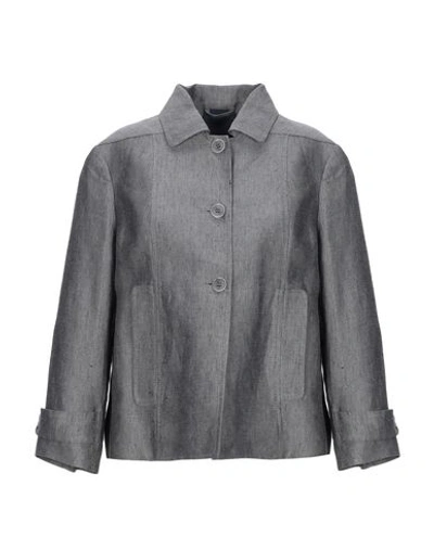 Shop Aspesi Full-length Jacket In Grey